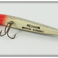 Heddon Red & Silver Wood Cobra
