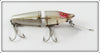 Vintage Heddon Silver Shore Scissor Tail Lure