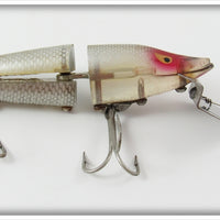 Vintage Heddon Silver Shore Scissor Tail Lure