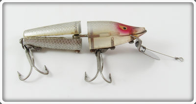 Vintage Heddon Silver Shore Scissor Tail Lure