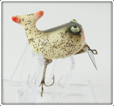 Vintage Heddon Silver Flitter Hi Tail Lure
