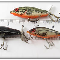 Bomber Smilin' Minnow Lot Of Three