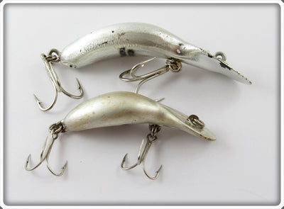 Heddon Chrome Tadpolly & Tiny Tad Pair