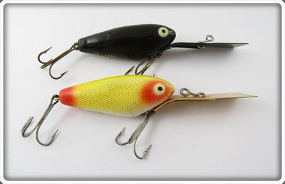 Heddon Deep 6 Pair: Black & Yellow Scale