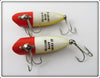 Heddon Baby Lucky 13 Pair: Red Head Frog Scale & Red Head Shiner