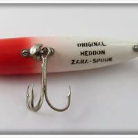 Heddon Blended Red Head White Swayback Original Zara Spook