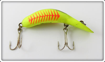 Heddon Yellow Fluorescent Red Ribs Clatter Tad
