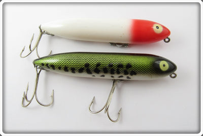 Heddon Zara Spook Pair: Baby Bass & Red Head White