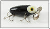 Vintage Hom Art Black White Head Skipper Lure