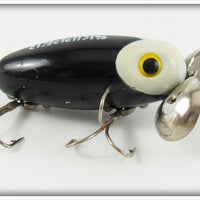 Vintage Hom Art Black White Head Skipper Lure