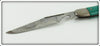 Colonial Prov. USA Green Folding Fish Knife