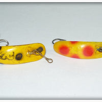 Helin Flyrod Flatfish Pair: Yellow/Black & Yellow/Red