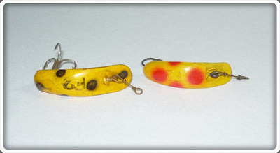 Helin Flyrod Flatfish Pair: Yellow/Black & Yellow/Red