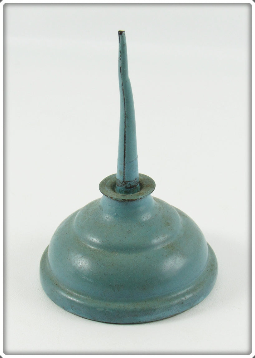 Vintage Blue Mini Thumb Pump Oiler