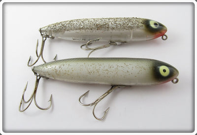Heddon Silver Flitter Original Zara Spook Pair