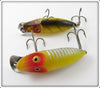 Heddon River Runt Spook Sinker Pair: Yellow Shore & Perch