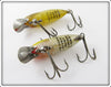 Heddon River Runt Spook Sinker Pair: Yellow Shore & Perch
