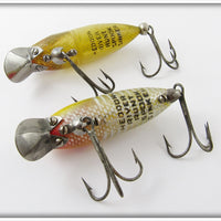 Heddon River Runt Spook Sinker Pair: Yellow Shore & Perch