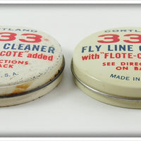 Cortland 333 Fly Line Cleaner Tin Pair