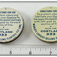 Cortland 333 Fly Line Cleaner Tin Pair