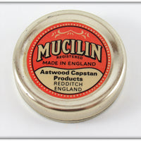 Vintage Mucilin Made In England Astwood Castan Products Tin 