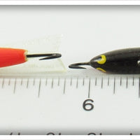 Rapala Finland Orange & Black Tiny Ice Jig Pair