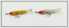 Rapala Finland Orange & Black Tiny Ice Jig Pair