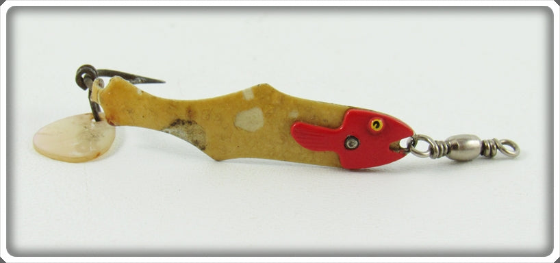 Pflueger Red & White Fly Rod Pippin Wobbler