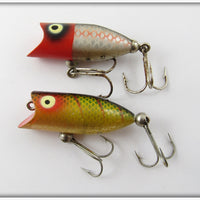 Heddon Tiny Lucky 13 Pair: Red Head Shiner & Perch