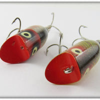 Heddon Tiny Lucky 13 Pair: Red Head Shiner & Perch