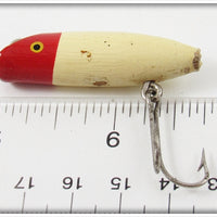 Unknown Possibly Hico Red & White Fly Rod Minnow
