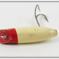 Unknown Possibly Hico Red & White Fly Rod Minnow