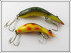 Heddon Pair: Bullfrog Tadpolly & Yellow Spotted Tiny Tad