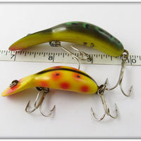 Heddon Pair: Bullfrog Tadpolly & Yellow Spotted Tiny Tad