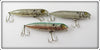 Heddon Natural G Finish Zara Puppy Lot Of Three