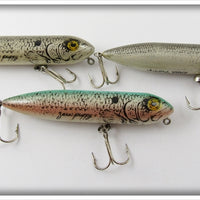 Heddon Natural G Finish Zara Puppy Lot Of Three