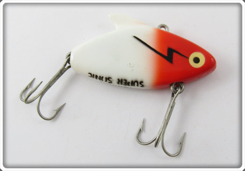 Heddon Blended Red Head White Super Sonic