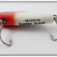 Heddon Blended Red Head White Super Sonic