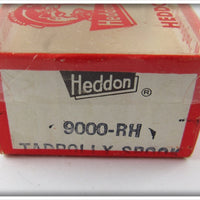Heddon Red Head Tadpolly Spook In Correct Box 9000 RH