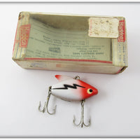Heddon Red Head White Sonic In Correct Box 385 RH