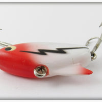 Heddon Red Head White Sonic In Correct Box 385 RH