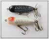 Heddon Baby Torpedo Pair: Black Shore & White Shore