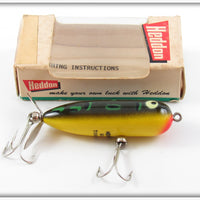 Vintage Heddon Bullfrog Baby Torpedo Lure In Box 