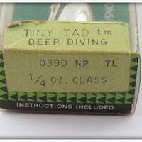 Heddon NP Nickel Plate Chrome Tiny Tad Sealed In Box 0390 NP