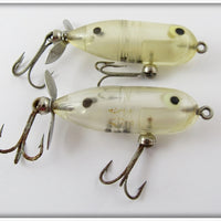 Heddon Clear Tiny Torpedo Pair