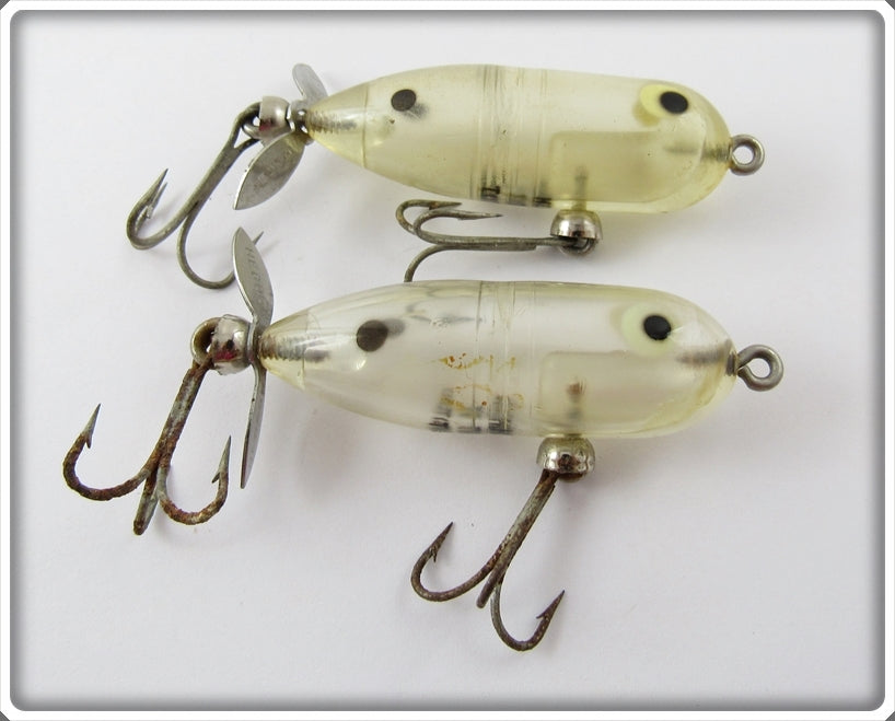 Heddon Clear Tiny Torpedo Pair