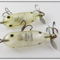 Heddon Clear Tiny Torpedo Pair