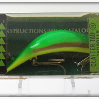 Heddon FY Yellow Green Fluorescent Clatter Tad Sealed In Box