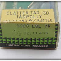 Heddon LBL Blue Scale Clatter Tad Sealed In Box