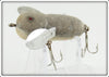 Heddon Grey Flocked Mouse Tiny Crazy Crawler In Box